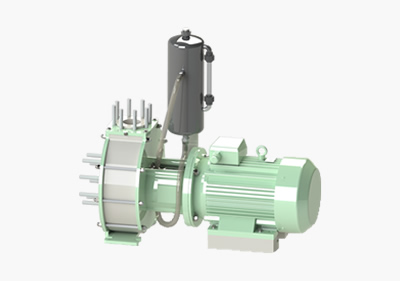 PG 1.2 Compacte bouwwijze Chemie-norm HD Model KR tot 750 m3/h (60Hz)